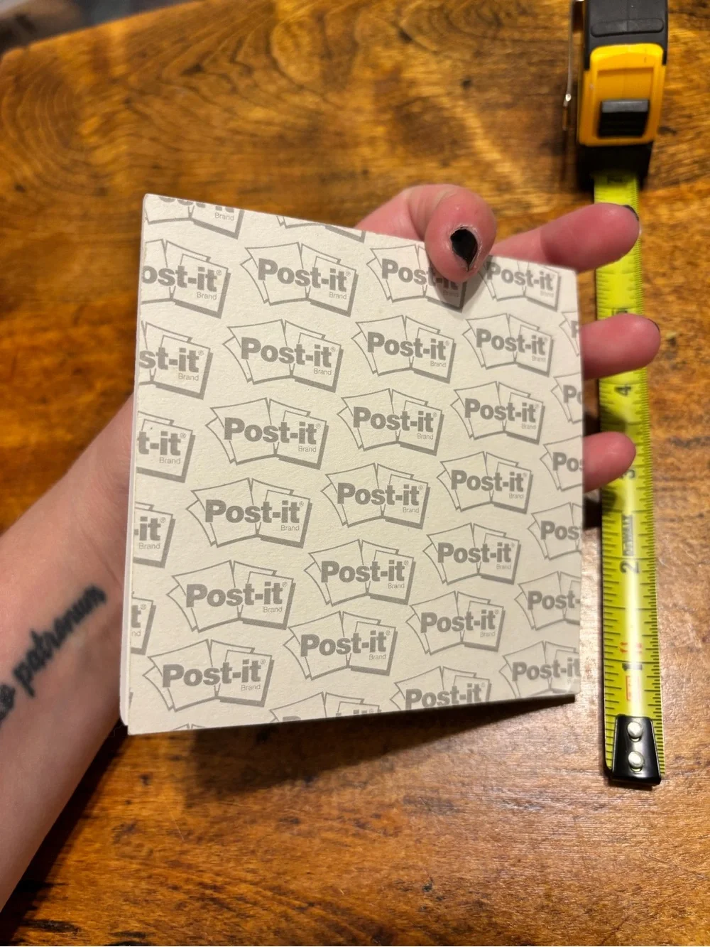 Vintage Ambien Post-it Note Pad 4” x 4”